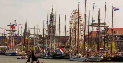 Bewonder de mooiste schepen uit binnen- en buitenland tijdens Sail Kampen. Foto: Richard Tennekes